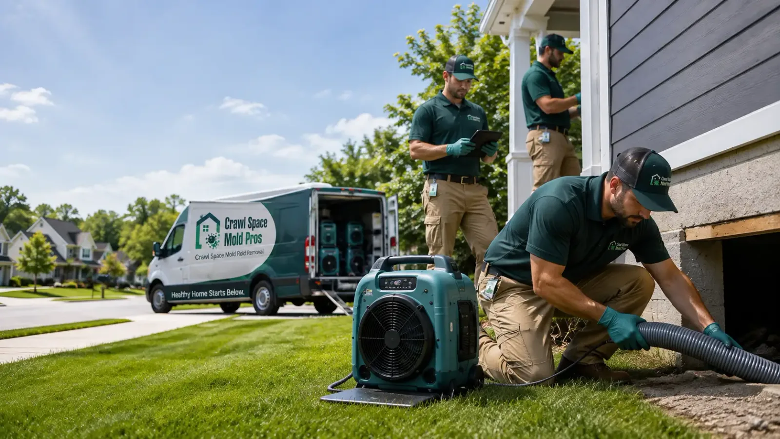 Crawl Space Mold Removal in Algoma, WI